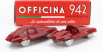Officina-942 Alfa romeo Set 2x 1900 C52 Disco Volante Coupe + Spider 1952 1:76 Red