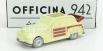 Officina-942 Fiat 1100 E Cabriolet Open Venilia Carrozzeria Savio 1949 1:76 Světle Žluté Dřevo