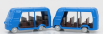 Officina-942 Fiat 1100 Elr Autotreno Visitatori Fiera Del Levante Carrozzeria Romanazzi 1953 1:76 Blue