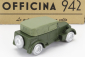 Officina-942 Fiat 1100 Militare Cabriolet Closed 1939 1:76 Vojenská Zelená