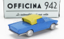 Officina-942 Fiat 1200 Coupe Carrozzeria Ghia 1958 1:76 Modrý Krém