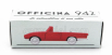 Officina-942 Fiat 1200 Spider Carrozzeria Ghia Cabriolet Open 1958 1:76 Red
