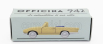 Officina-942 Fiat 1200 Spider Carrozzeria Ghia Cabriolet Open 1958 1:76 Žlutá