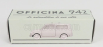 Officina-942 Fiat 500 Utility Francis Lombardi 1959 1:76 Světle Šedá