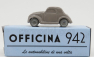 Officina-942 Fiat 500b Topolino 1:76 Světle Šedá