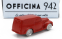 Officina-942 Fiat 500c Van Furgoncino 1949 1:76 Red