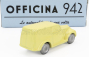 Officina-942 Fiat 500c Van Furgoncino 1949 1:76 Žlutá