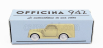 Officina-942 Fiat 500c Van Furgoncino 1949 1:76 Žlutá