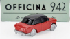 Officina-942 Fiat 600 Berlina Carrozzeria Mantelli 1957 1:76 Červená Černá
