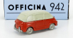 Officina-942 Fiat 600 Multipla 1956 1:76 Červený Krém