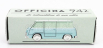 Officina-942 Fiat 600m Van Furgoncino Coriasco 1956 1:76 Světle Modrá Zelená