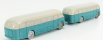 Officina-942 Fiat 666rn Autobus Con Rimorchio Viberti Parigi 1946 1:76 Světle Modrá Šedá