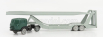 Officina-942 Fiat 682 T2 Truck Bisarca Car Transporter 1955 1:76 Zelené Stříbro