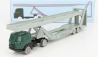 Officina-942 Fiat 682 T2 Truck Bisarca Car Transporter 1955 1:76 Zelené Stříbro
