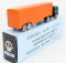 Officina-942 Fiat 682 T2 Truck Semirimorchio Furgonato 1955 1:76 Zelená Oranžová
