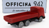 Officina-942 Om fiat Tigre Truck 3-assi 1960 1:76 Red