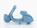 Officina-942 Piaggio Set 2x Vespa 98 + Vespa 98 Sidecar 1946 1:76 Světle Modrá Světle Šedá