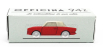 Officina-942 Siata Amica 57 Coupe (base Fiat 600) 1957 1:76 Červená Ivory