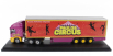 Oxford-models DAF Truck Paulos Circus 1985 1:76 Oranžová Fialová Žlutá