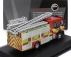 Oxford-models Volvo Fl Tanker Truck Fire Engine 2018 1:76 Červená Žlutá Stříbrná