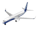 Plastic ModelKit letadlo 03809 - Boeing 737-800 (1:288)
