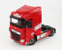 Premium classixxs DAF Xf Space Cab Tractor Truck 2-assi 2018 1:18 Červená Bílá