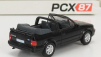 Premium classixxs Ford england Escort Mkiv Cabriolet Open 1986 1:87 Black