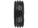 Pro-Line kolo 1:18, pneu Wedge Carpet přední, disk H8 bílý (2) (Losi Mini-B)