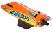 RC loď Proboat Jet Jam 12 Pool Racer RTR, oranžová