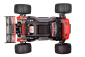 RC auto PUNISHER-4 Monster Truck 4WD 3-4S RTR, červená
