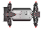 RC auto PUNISHER-4 Monster Truck 4WD 3-4S RTR, modrá