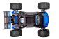 RC auto PUNISHER-4 Monster Truck 4WD 3-4S RTR, modrá