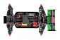 RC auto PUNISHER-4 Monster Truck 4WD 3-4S RTR, zelená