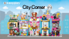 Qman City Corner C0107 Knihkupectví - poškozený obal