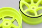 Racing Performer Driftovací disky 6 paprsků 01 (6mm Offset/žluté/2ks)