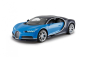 RC auto Bugatti Chiron, modrá