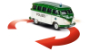 RC auto Carson VW T1 Samba Bus Polizei 1:87