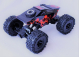 RC auto Crawler 4WD RTR, červenočerná + náhradní baterie