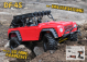 RC auto DF-4S crawler, červená