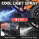 RC auto Drift Car s kouřem a LED, zelenobílá
