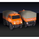 RC auto s přívěsem MB Unimog U406
