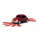RC auto Volkswagen Beetle 1:87, červená