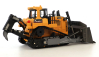 RC buldozer s funkční radlicí a zadním drapákem 1:24