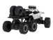 RC crawler Pick up 6x6, stříbrná