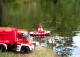 RC Hasičská loď Feuerlöschboot TC-08 s funkčním vodním dělem