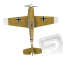 RC letadlo Messerschmitt BF-109 (Baby WB)