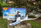 RC letadlo Sky King F959, modrá + náhradní baterie