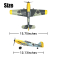 RC letadlo Volantex BF-109 RTF