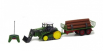 RC pásový traktor s přívěsem