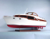 RC stavebnice 1954 Chris-Craft Commander rychlý člun 914mm